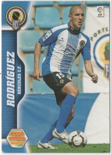 Cromo E00541: Album 2-Mega Cracks 2010-11, Rodríguez: Hércules C.F. Defensa