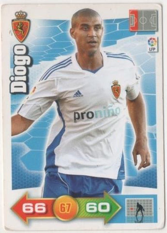 Cromo E00570: Album 2-Trading Car Game 2010-11, Diogo: Real Zaragoza. Defensa
