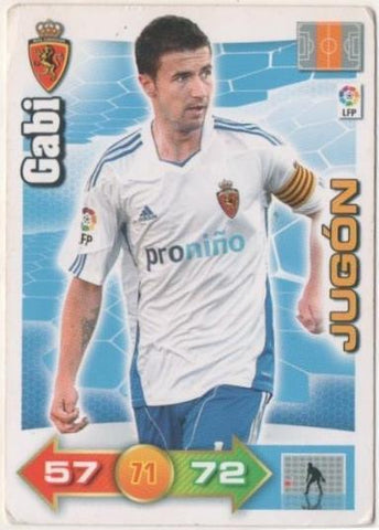 Cromo E00568: Album 2-Trading Car Game 2010-11, Gabi: Real Zaragoza. Medio
