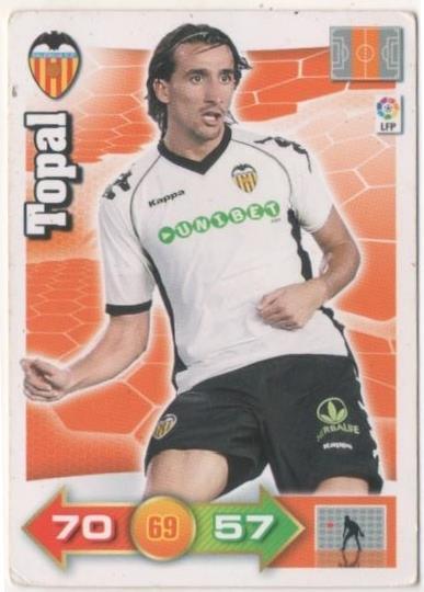 Cromo E00567: Album 2-Trading Car Game 2010-11, Topal: Valencia C.F. Medio