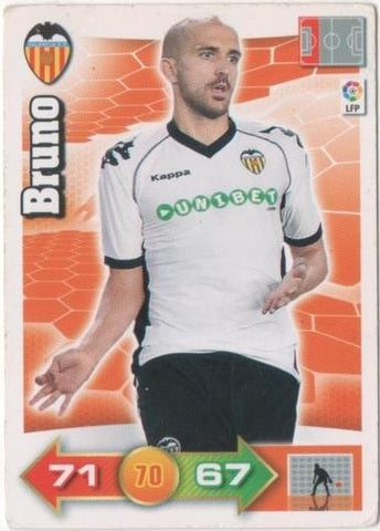 Cromo E00565: Album 2-Trading Car Game 2010-11, Bruno: alencia C.F. Defensa