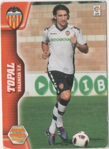 Cromo E00555: Album 2-Mega Cracks 2010-11, Topal: Valencia C.F. Medio