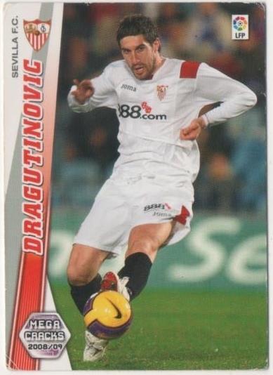 Cromo E00561: Album 2-Mega Cracks 2008-09, Dragtinovic: Sevilla F.C. Defensa