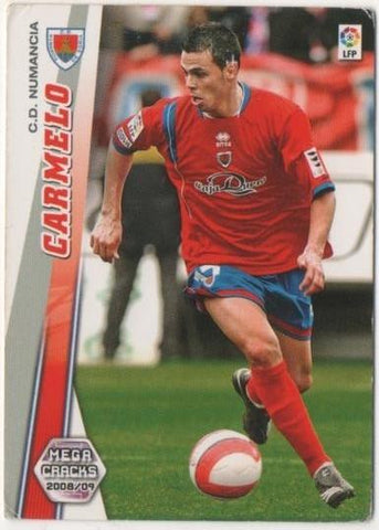 Cromo E00559: Album 2-Mega Cracks 2008-09, Carmelo: C.D. Numancia. Medio