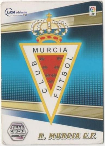 Cromo E00558: Album 2-Mega Cracks 2008-09. Escudo  Real Murcia C.F.