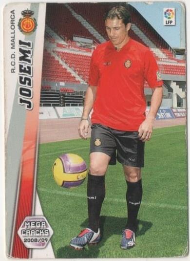 Cromo E00537: Album 2- Mega Cracks 2008-09, Josemi: R.C.D. Mallorca. Defensa
