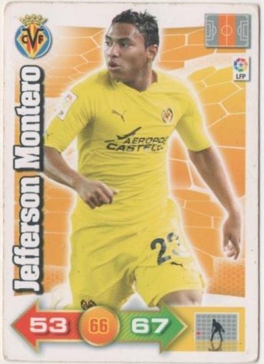 Cromo E00516: Album 2-Trading Car Game 2010-11, Jefferson Montero: Villareal C.F. Medio