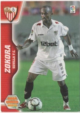 Cromo E00517: Album 2- Mega Cracks 2010-11, Zokora: Sevilla F.C. Medio