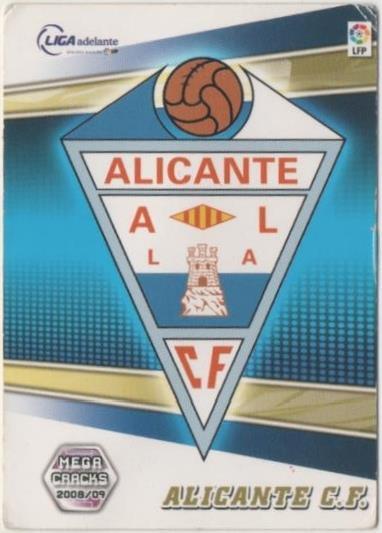 Cromo E00532: Album 2-Mega Cracks 2008-09, Escudo Alicante C.F