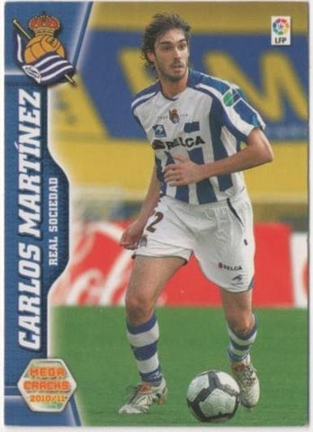 Cromo E00526: Album 2-Mega Cracks 2010-11, Carlos Martínez: Real Sociedad. Defensa
