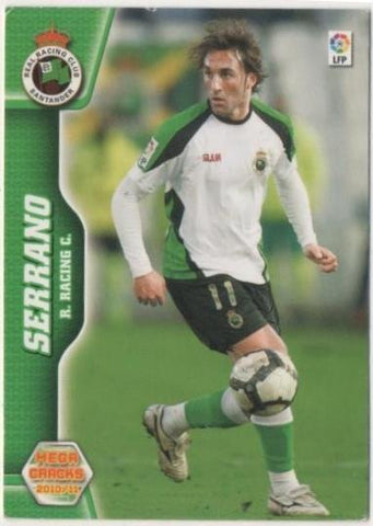 Cromo E00524: Album 2-Mega Cracks 2010-11, Serrano. R. Racing C.