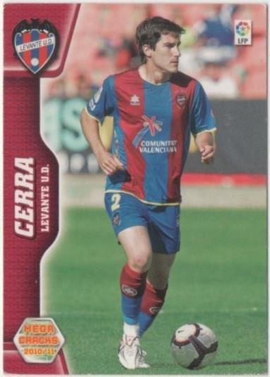 Cromo E00523: Album 2-Mega Cracks 2010-11, Cerra, Levante U.D. Defensa