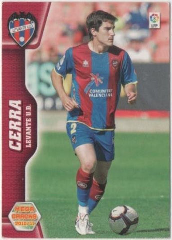 Cromo E00523: Album 2-Mega Cracks 2010-11, Cerra, Levante U.D. Defensa