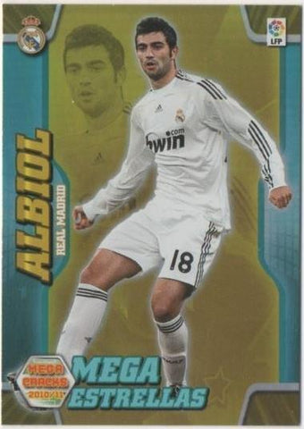 Cromo E00335: Mega Cracks 2010-11, Albiol: Real Madrid