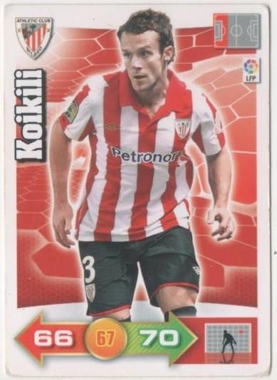 Cromo E00331: Trading Card Game 2010-11, Koikili: At.C. Bilbao. Defensa