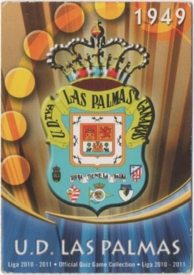 Cromo E00326: Trading Card Game 2010-1, Escudo U.D. Las Palmas