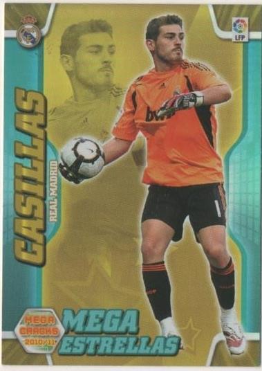 Cromo E00344: Mega Cracks 2010-11, Casillas. Real Madrid. Portero