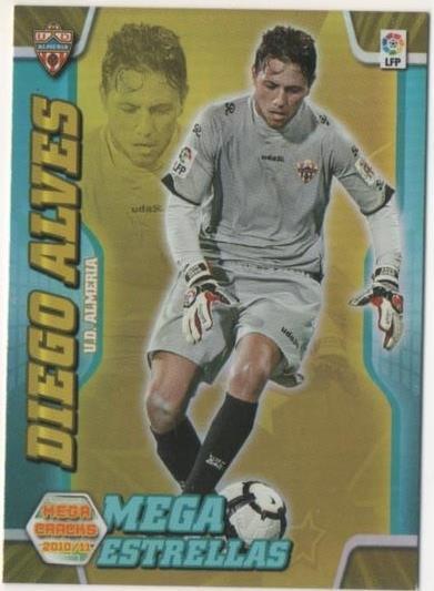 Cromo E00343: Mega Cracks 2010-11, Diego Alves: U. D. Almeria