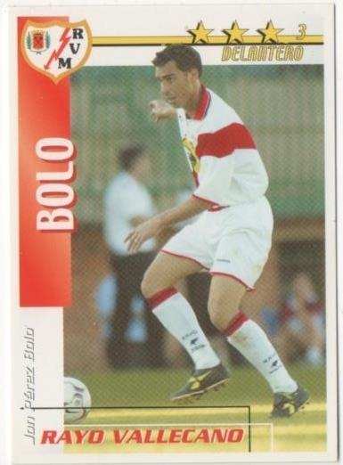 Cromo E00322: Fichas de la Liga 2003, Bolo: Rayo Vallecano. Delantero