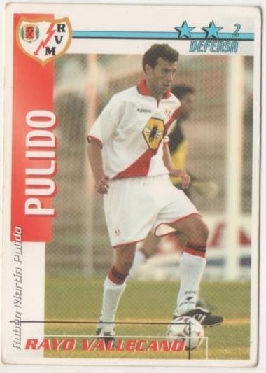 Cromo E00320: Fichas de la Liga 2003, Pulido: Rayo Vallecano. Defensa
