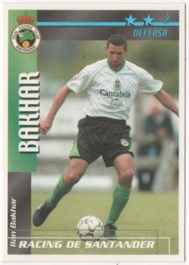 Cromo E00297: Fichas de la Liga 2003, Bakhar: Racing de Santander. Defensa