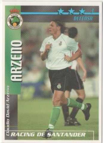 Cromo E00295: Fichas de la Liga 2003, Arzeno: Racing de Santander. Defensa