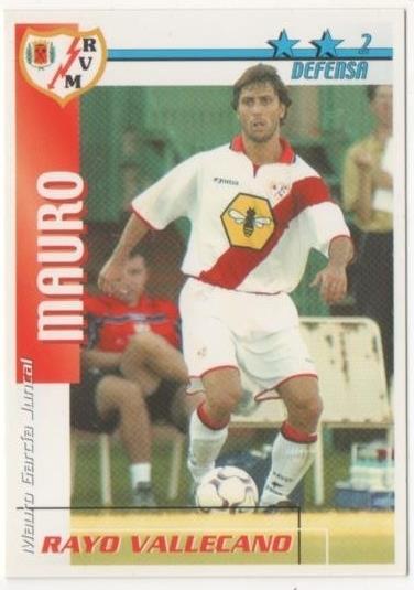 Cromo E00321: Fichas de la Liga 2003, Mauro: Rayo Vallecano. Defensa
