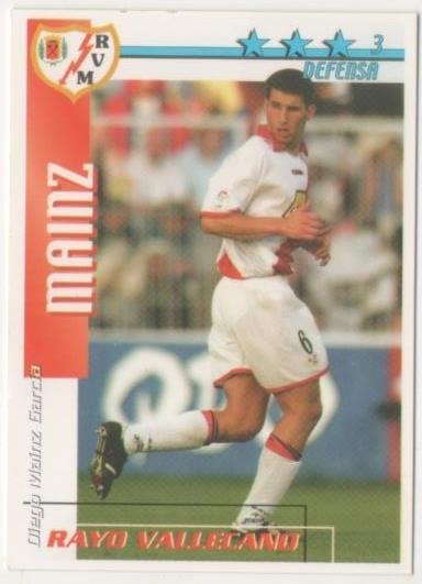 Cromo E00319: Fichas de la Liga 2003, Mainz: Rayo Vallecano. Defensa 