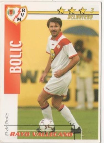 Cromo E00315: Fichas de la Liga 2003, Bolic: Rayo Vallecano. Delantero