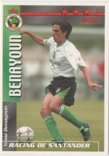 Cromo E00304: Fichas de la Liga 2003, Benayoun: Racing de Santander. Medio