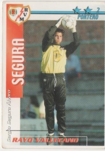 Cromo E00310: Fichas de la Liga 2003, Segura: Rayo Vallecano. Portero