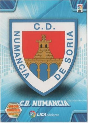 Cromo E00409: Mega Cracks 2010-11, Escudo C.D. Numancia de Soria