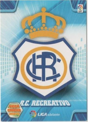 Cromo E00408: Mega Cracks 2010-11, Escudo R.C. Recreativo 