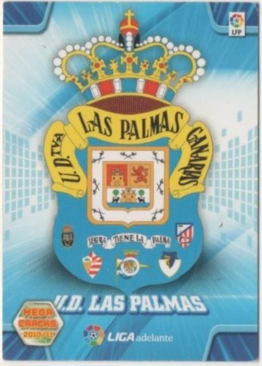 Cromo E00400: Mega Cracks 2010-11, Escudo U.D. Las Palmas Canarias