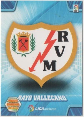 Cromo E00412: Mega Cracks 2010-11, Escudo Rayo Vallecano