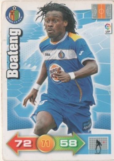 Cromo E00392: Trading Card Game 2010-11, Boateng: Getafe C.F. Medio