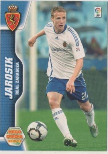 Cromo E00372: Mega Cracks 2010-11, Jarosik: Real Zaragoza. Defensa