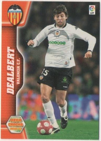 Cromo E00360: Mega Cracks 2010-11, Dealbert: Valencia F.C. Defensa