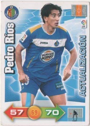 Cromo E00393: Trading Card Game 2010-11, Pedro Ríos: Getafe C.F. Medio