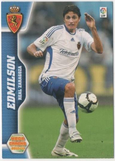 Cromo E00377: Mega Cracks 2010-11, Edmilson: Real Zaragoza. Medio