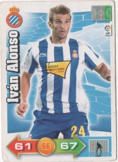 Cromo E00389: Trading Card Game 2010-11, Iván Alonso: R.C.D. Español. Delantero