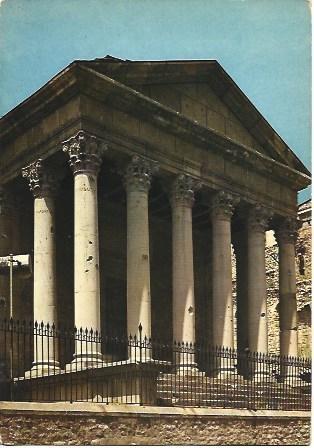 POSTAL L01250: Templo romano de Vic, Barcelona