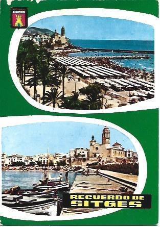 POSTAL L01261: Vistas de Sitges, Barcelona
