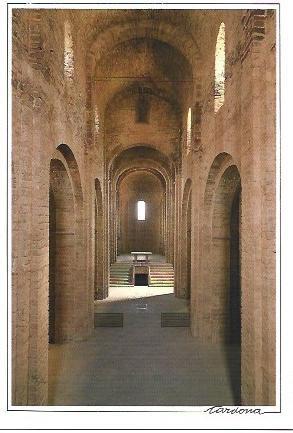 POSTAL L01264: Iglesia del Castillo de Cardona, Barcelona