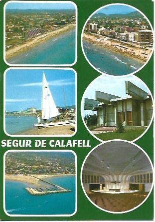 POSTAL L01268: Vistas de Segur de Calafell, Tarragona