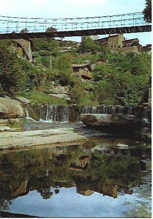 POSTAL L01245: Pont Penjant de Rupit, Barcelona