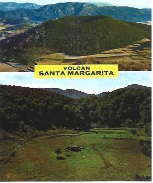 POSTAL L01226: Volcan Santa Margarita en Santa Pau, Girona