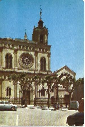 POSTAL L01229: Basilica de Santa Maria en Mataro, Barcelona