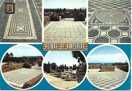 POSTAL L01312: Ruinas de Empuies, Girona