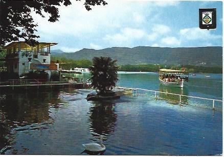 POSTAL L01313: Embarcaciones en el Lago de Banyoles, Girona
